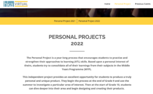 MYP Personal Project 