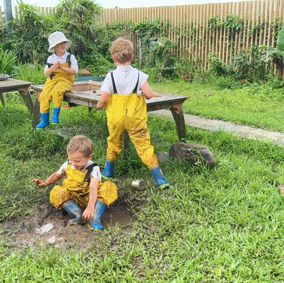 Photo of kids connect with nature