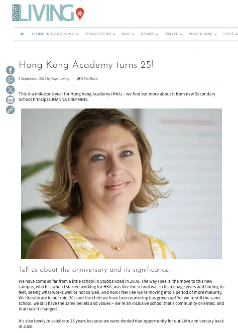 Screencap of a Expat Living article on Sep 2025