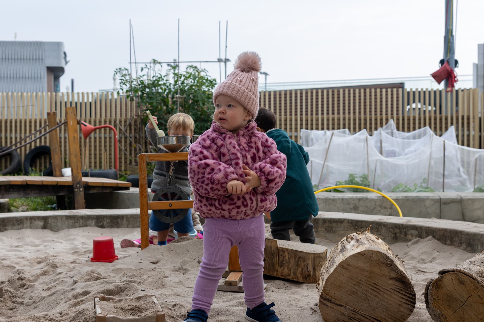 Outdoor activties of playgroup