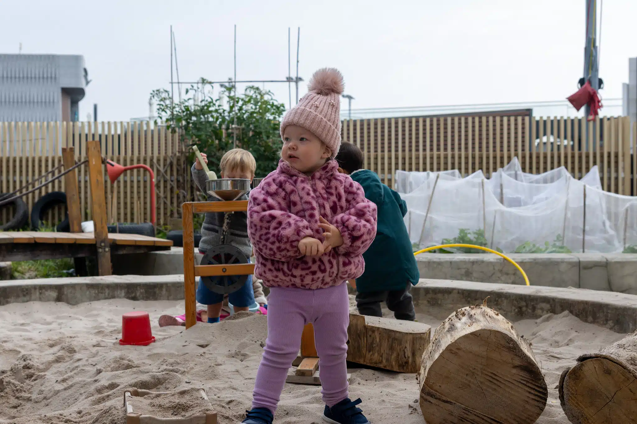 Outdoor activties of playgroup