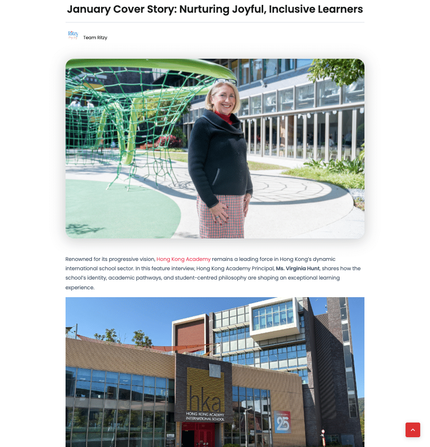 Screencap of a Expat Living article on May 2025